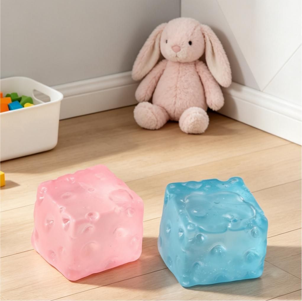 Transparent Cheese Squishy 7cm - Image 3