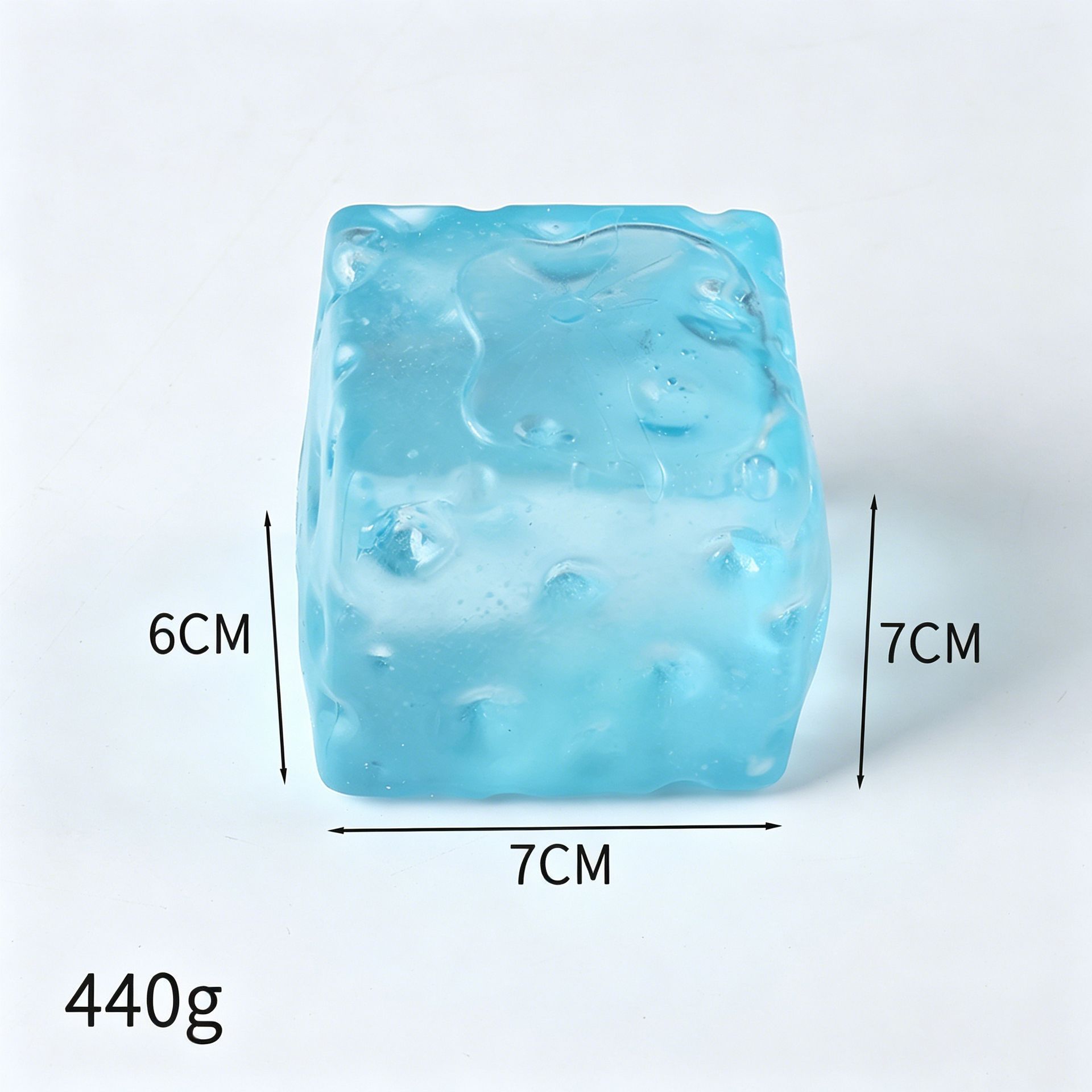 Blue Cheese Squishy 7cm - Image 1