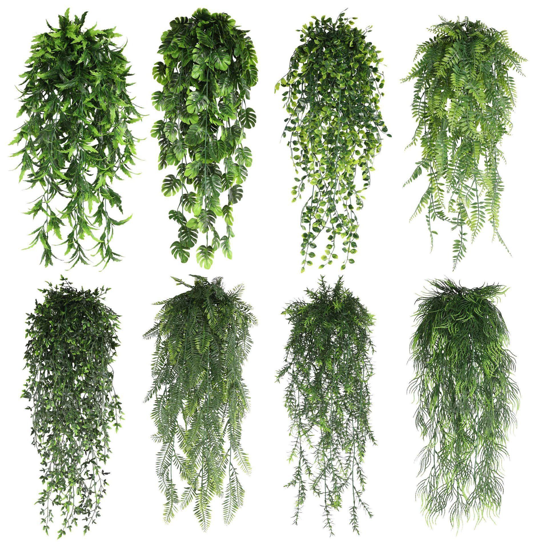 5-Fork Boston Ivy Hanging Vine 3 pieces - Image 2