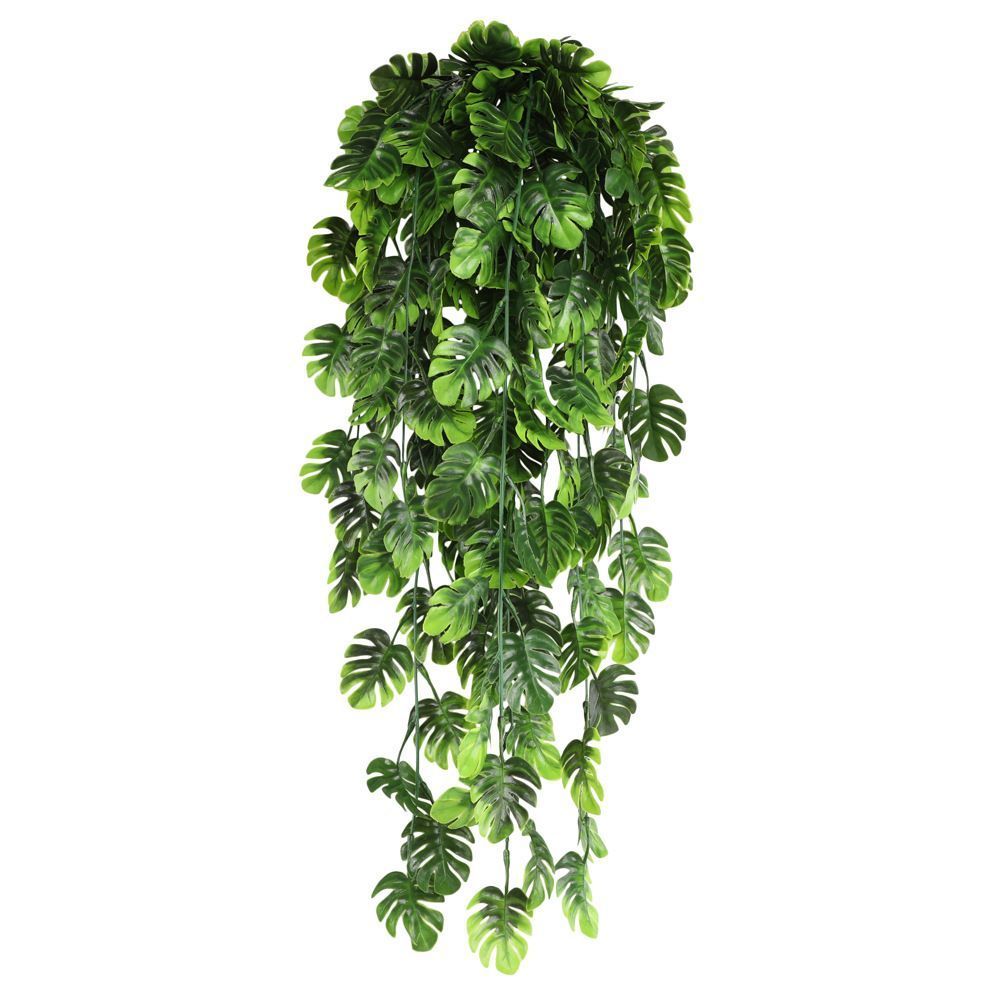 5-Fork Mini Monstera Wall Hanging Vine 3 pieces - Image 1