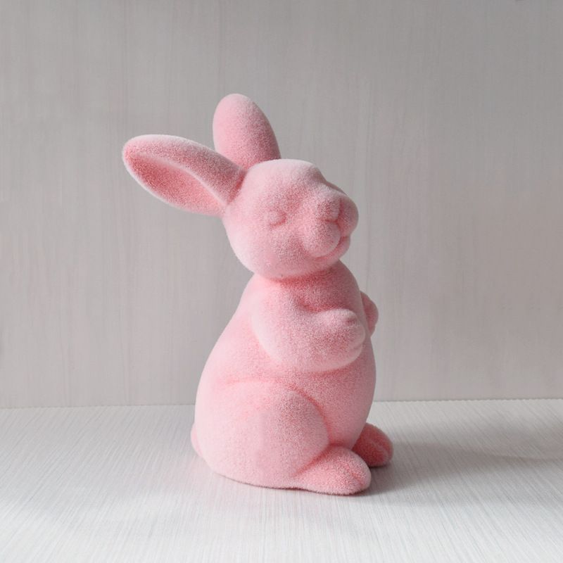 2PS Moss Bunny Decor 9.7cm High - Image 8