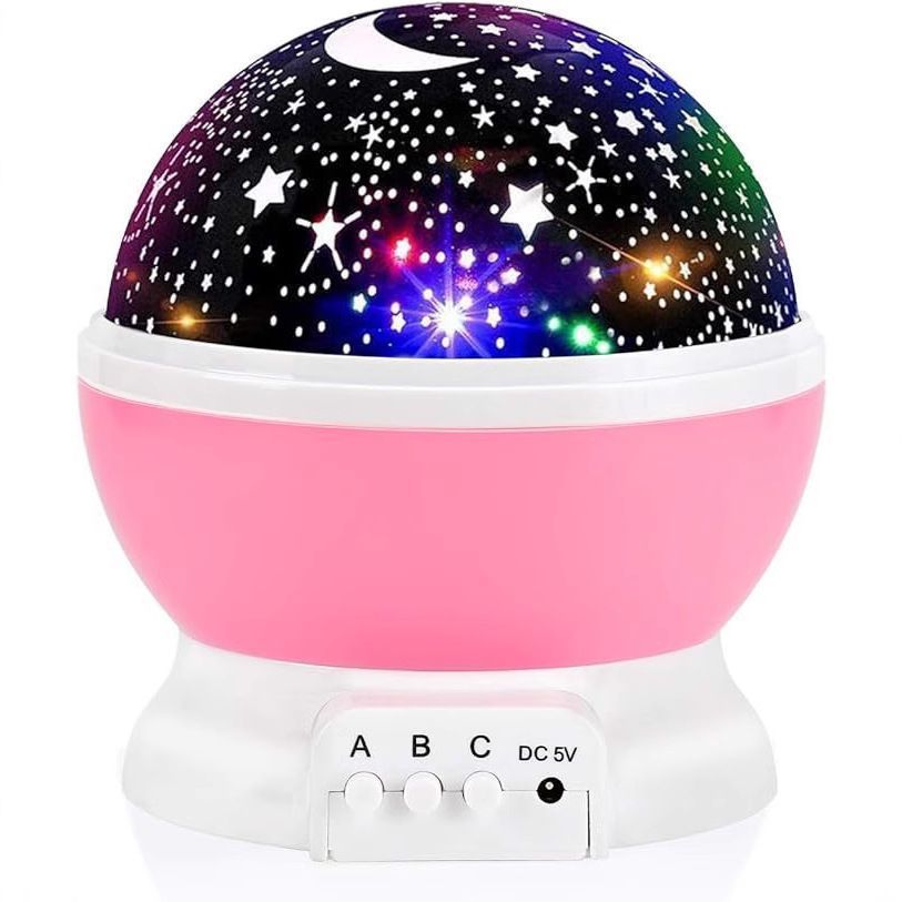 Starry Projection Lamp Pink - Image 1