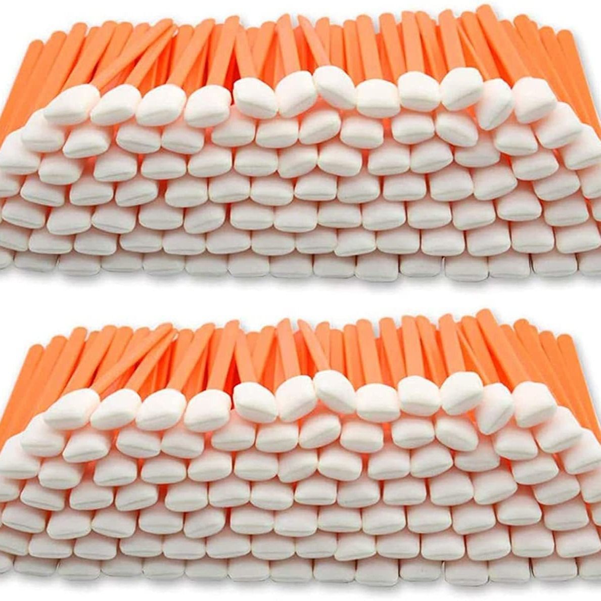 Dust-free Cotton Swabs Orange - Image 1
