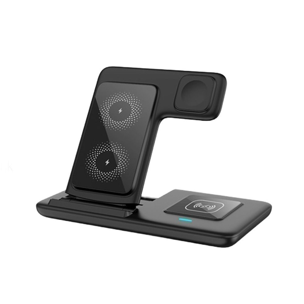 Black 3-in-1 Wireless Charger - Image 1