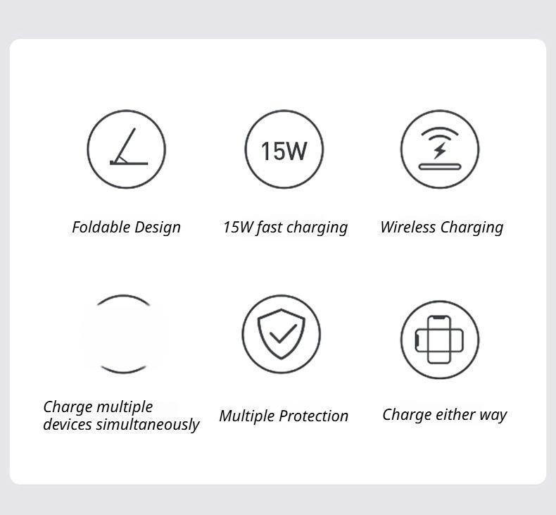 White 3-in-1 Wireless Charger - Image 4