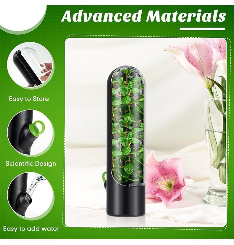 4Pcs Herb & Vegetable Fresh Storage Containers-White - Image 4