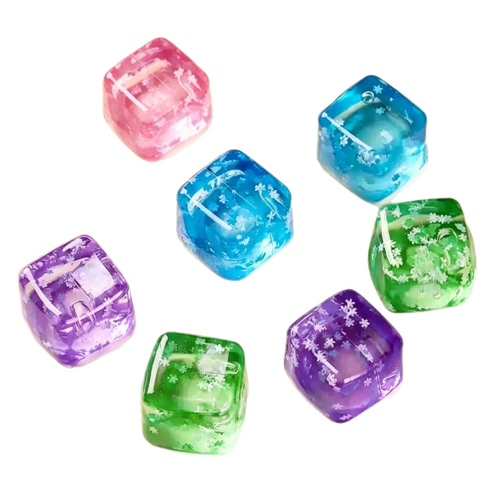 Ocean Themed Ice Cube Squishy Toy - Image 2