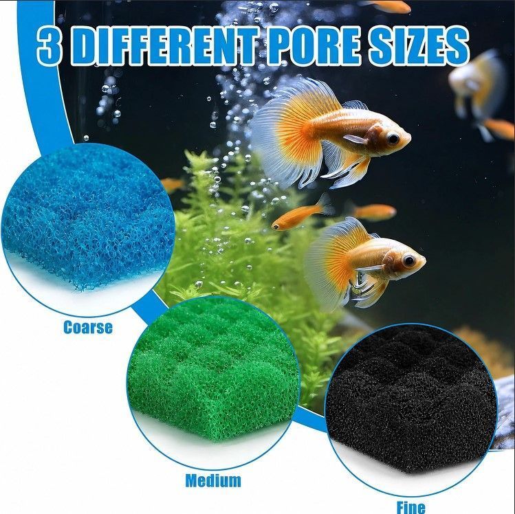 Set of Aquarium Bottom Filter Floss - Image 1