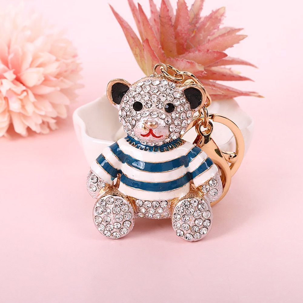 2-Pack Crystal Bear Keychains 02 - Image 1