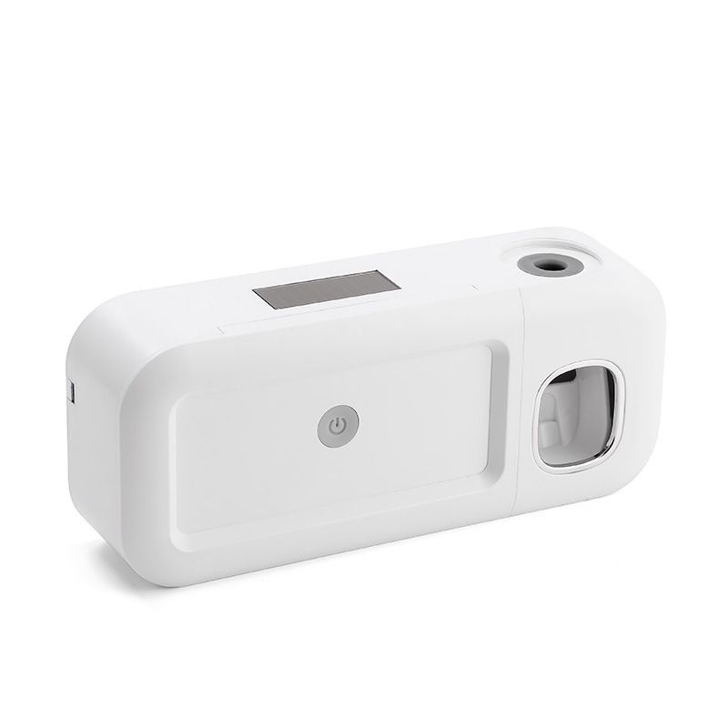 White No-Drill UV Toothbrush Holder - Image 1