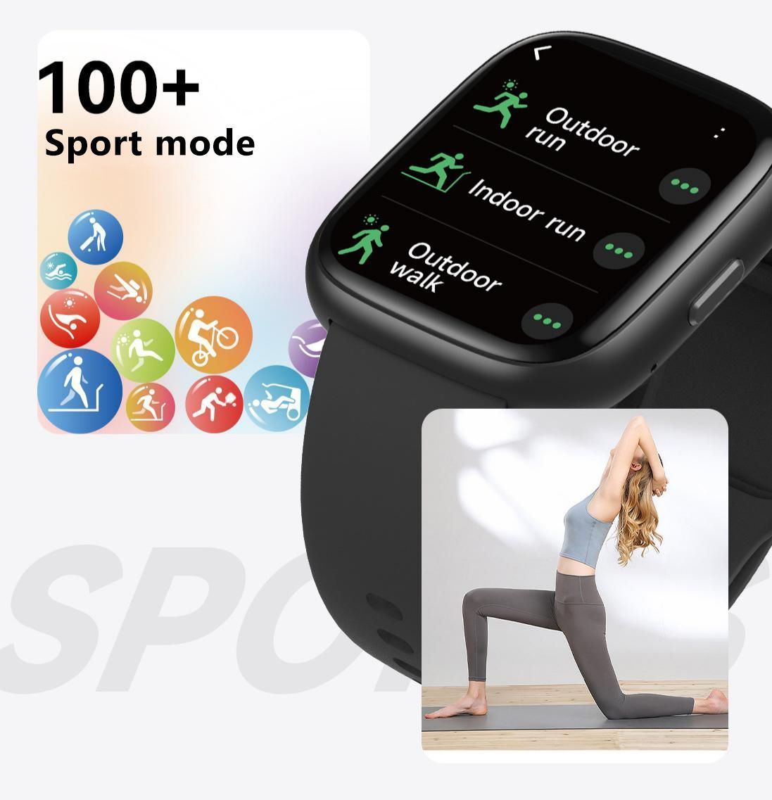 Call Health Smart Watch Apricot - Image 5