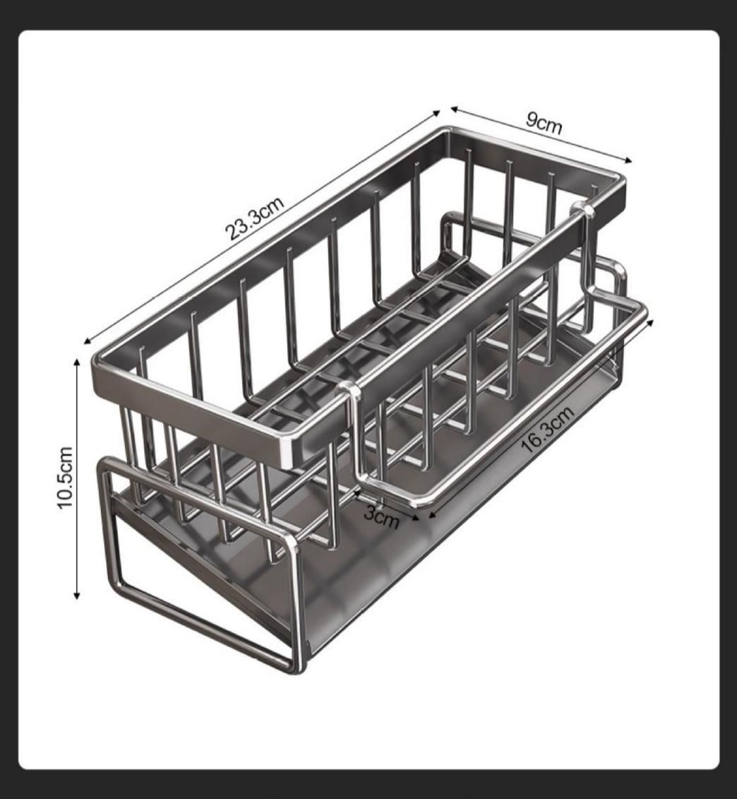 Low Profile Tilted Dish Drying Rack-Cream White 02 - Image 6
