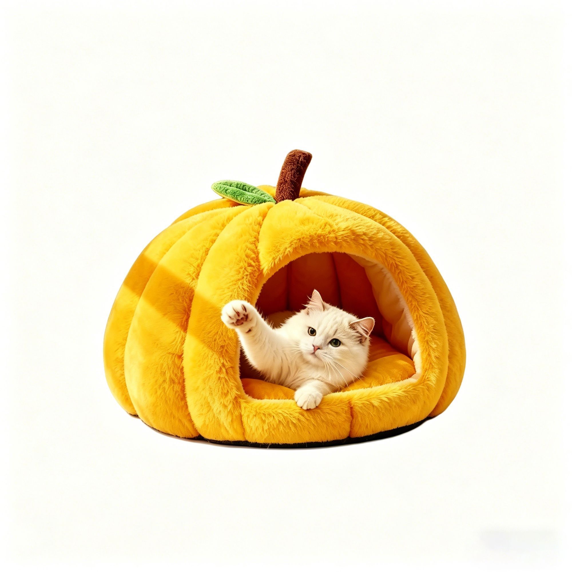 Yellow Pumpkin Short Plush Version L - Image 1