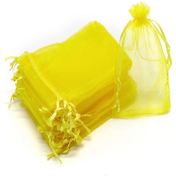 Insect-proofmeshbags,yellow,20-pack - Image 1