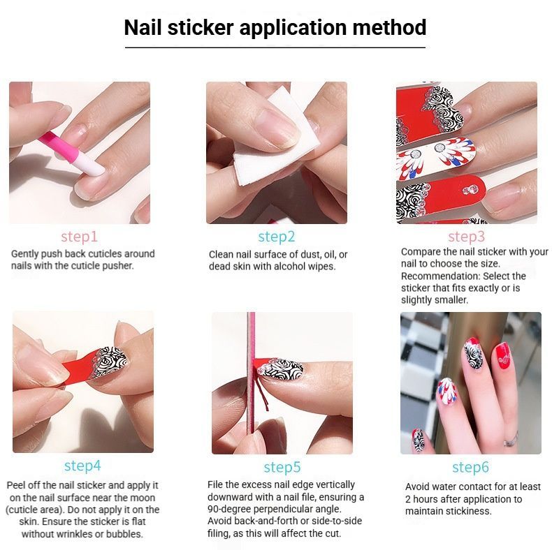 NailPolishFilmNailStickersZE-0586 - Image 8