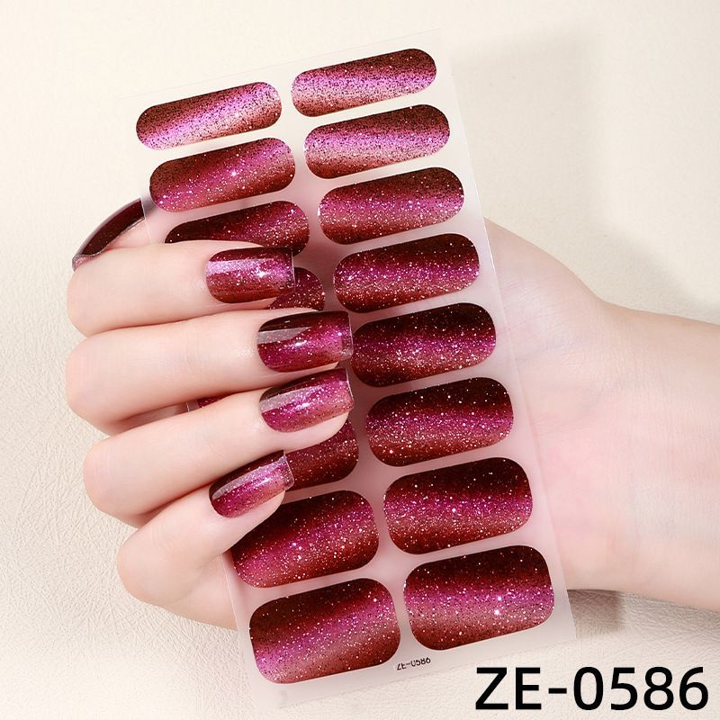 NailPolishFilmNailStickersZE-0589 - Image 7