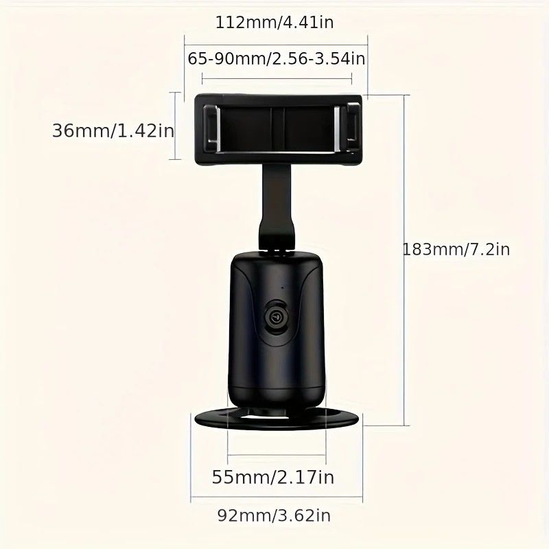 Mobile Cloud Auto-Tracking Smart Magic Stabilizer - AI Facial Recognition Desktop Phone Holder for Live Streaming - Image 3