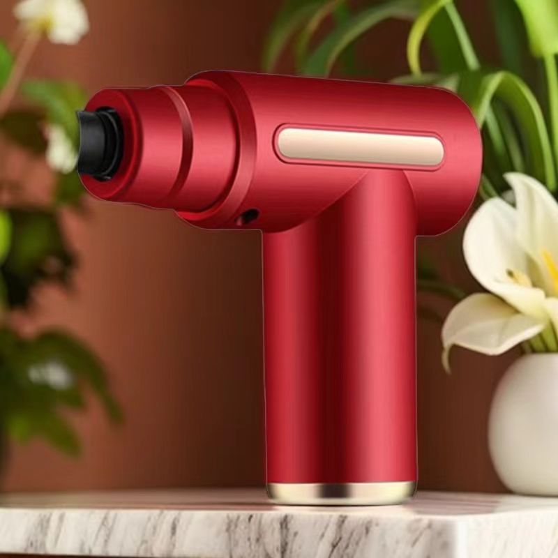 **Portable Deep Tissue Massager | 6-Speed & 4 Heads & 15-Min Timer｜Professional Muscle Recovery, Anytime Anywhere**(RED) - Image 1