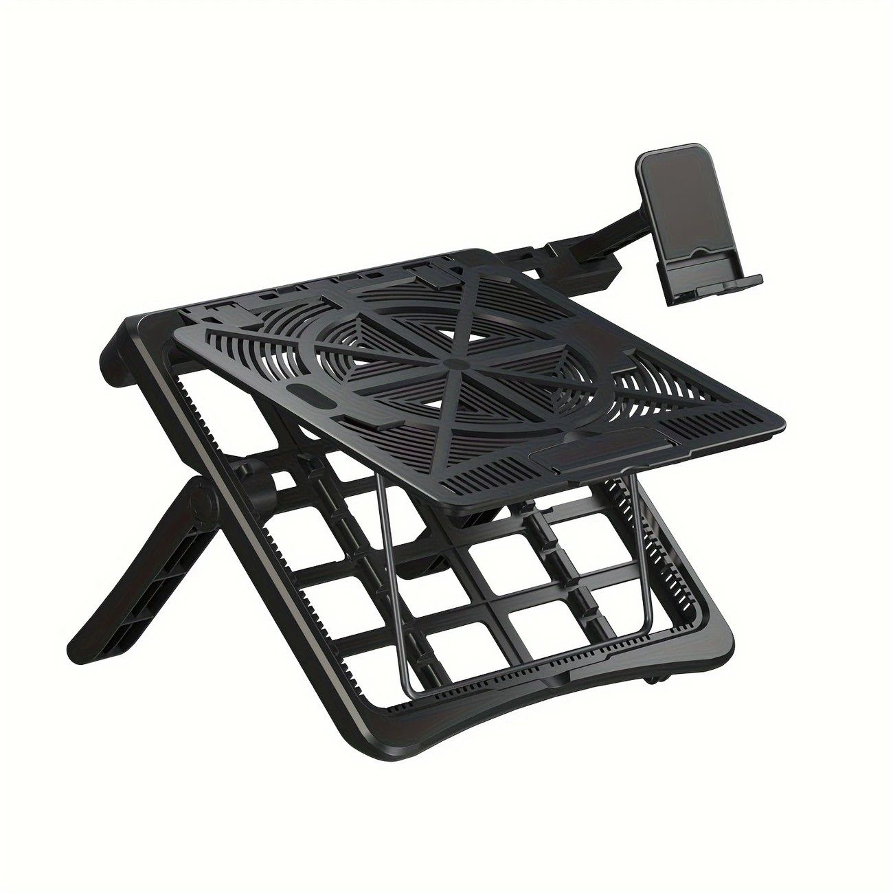Multifunctional Laptop Stand: Portable and Foldable, 7-Level Height Adjustment, Efficient Heat Dissipation, Stable Load-Bearing - Image 1