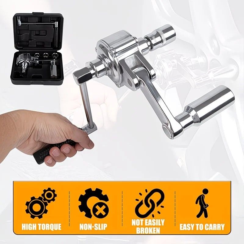 1:16 Gear Ratio Heavy Duty Torque Multiplier Wrench: 680 Nm Output Easily Removes Rusted Nuts, CR-V Alloy Steel Durable and Impact Resistant, Multiple Socket Sizes Compatible with Cars and SUVs, Effortless and Efficient Tire Changing. - Image 2