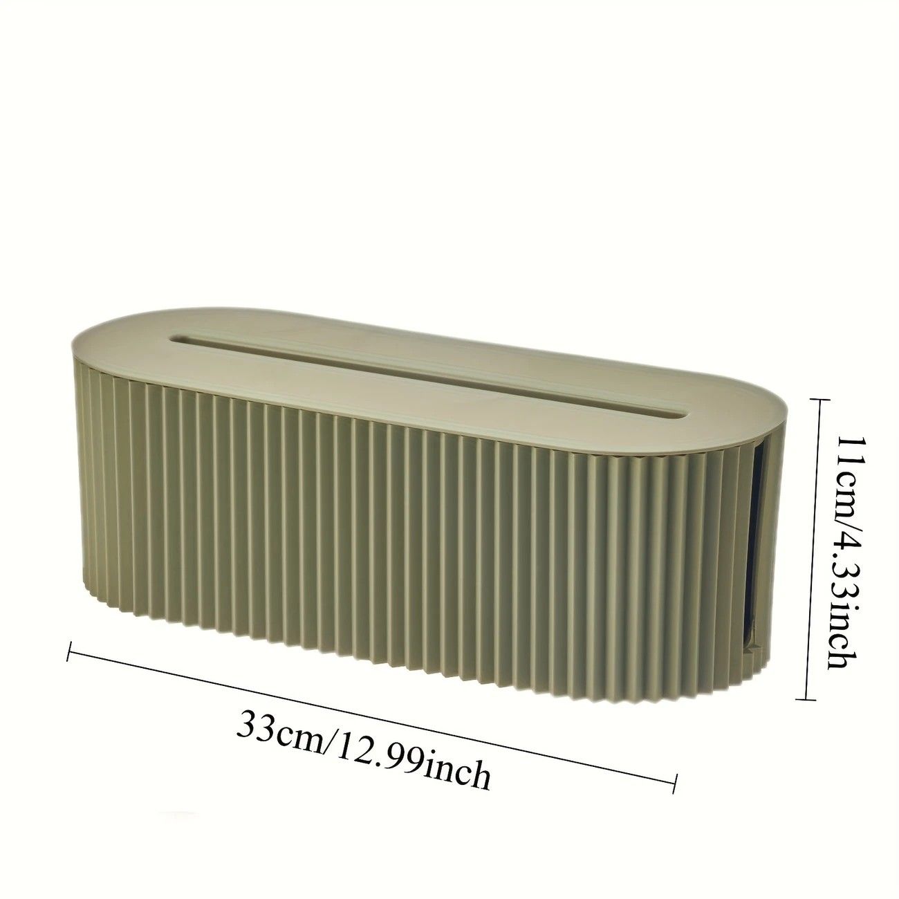 1 Multi-Scene Cable Storage Box Durable Desktop TV Cable Management System with Lid  Scratch-Resistant Storage Case, Suitable for Power Strips, Chargers, and Home Office Supplies (GREEN) - Image 8