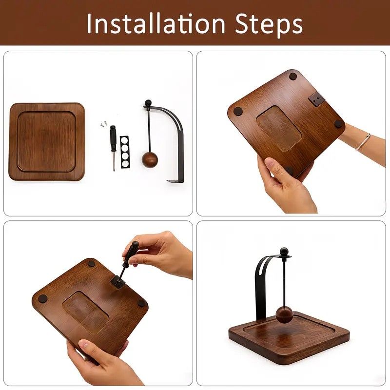 Elegant Napkin Holder – 1 Pack, Elegant Metal Napkin Holder with Ball Knobs | Stylish Black Base, Perfect for Dining Table, Nightstand, Living Room, Hotel and Cafe Decoration - Image 7
