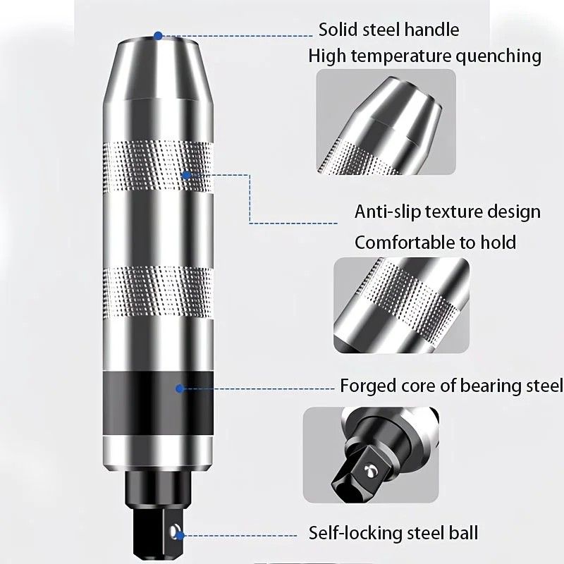 16-Piece Manual Impact Screwdriver Set: One Tap to Loosen, One Turn to Tighten, the Universal Tool for Home and Auto Repair - Image 2
