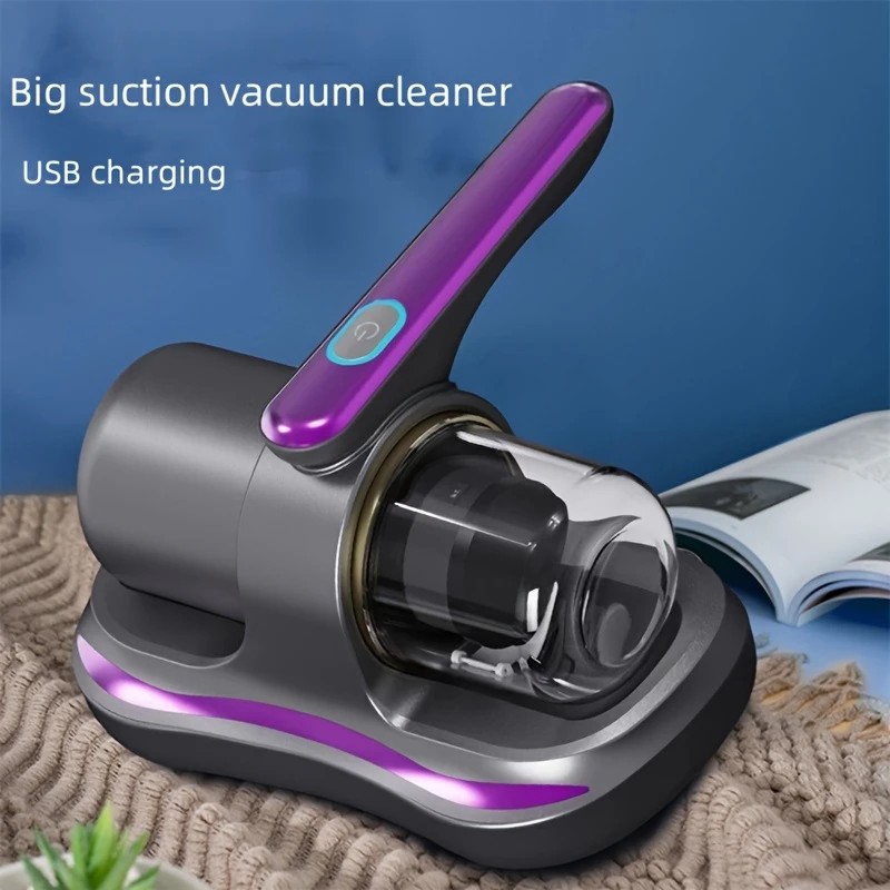 Blue Wireless Mite Removal Vacuum: Blue Light Sterilization, Deep Cleaning for Beds & Cars, Long Battery Life, One-Touch Purity - Image 4