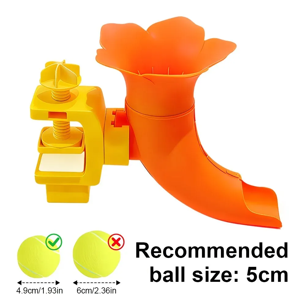 Manual Ball Launcher: Adjustable Difficulty, No Batteries Needed, Clip-On Automatic Ball Dispensing, Human-Pet Interaction and Solo Play All in One - Image 2