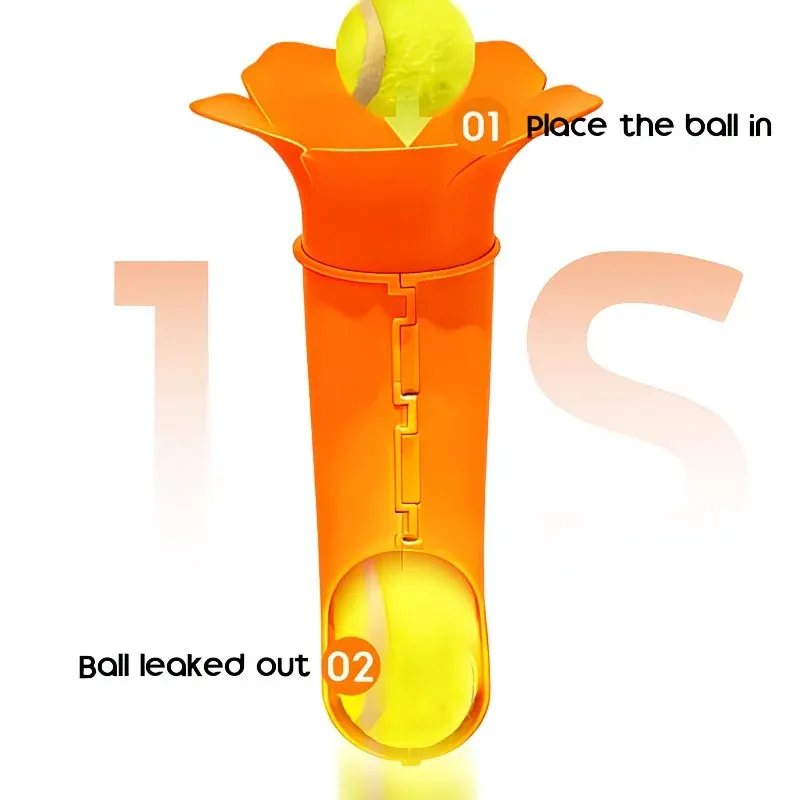Manual Ball Launcher: Adjustable Difficulty, No Batteries Needed, Clip-On Automatic Ball Dispensing, Human-Pet Interaction and Solo Play All in One - Image 6