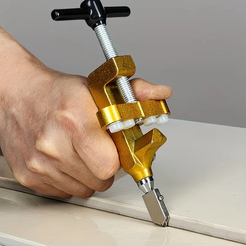 Tile and Glass Cutter, Precision Cutting with Alloy Blade, Sturdy and Durable for Time and Effort Savings, Suitable for Multiple Scenarios, Essential Tool for Renovation Work and Home DIY - Image 2