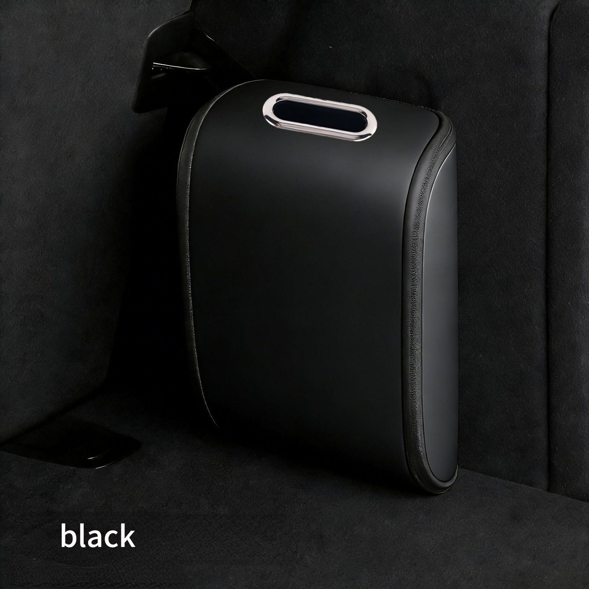 Car Trunk Shoe Box Organizer: Waterproof and Durable PVC Leather, Easy Installation with Velcro, Large Capacity for a Tidy Trunk, Say Goodbye to Mess and Travel in Style!/black - Image 1
