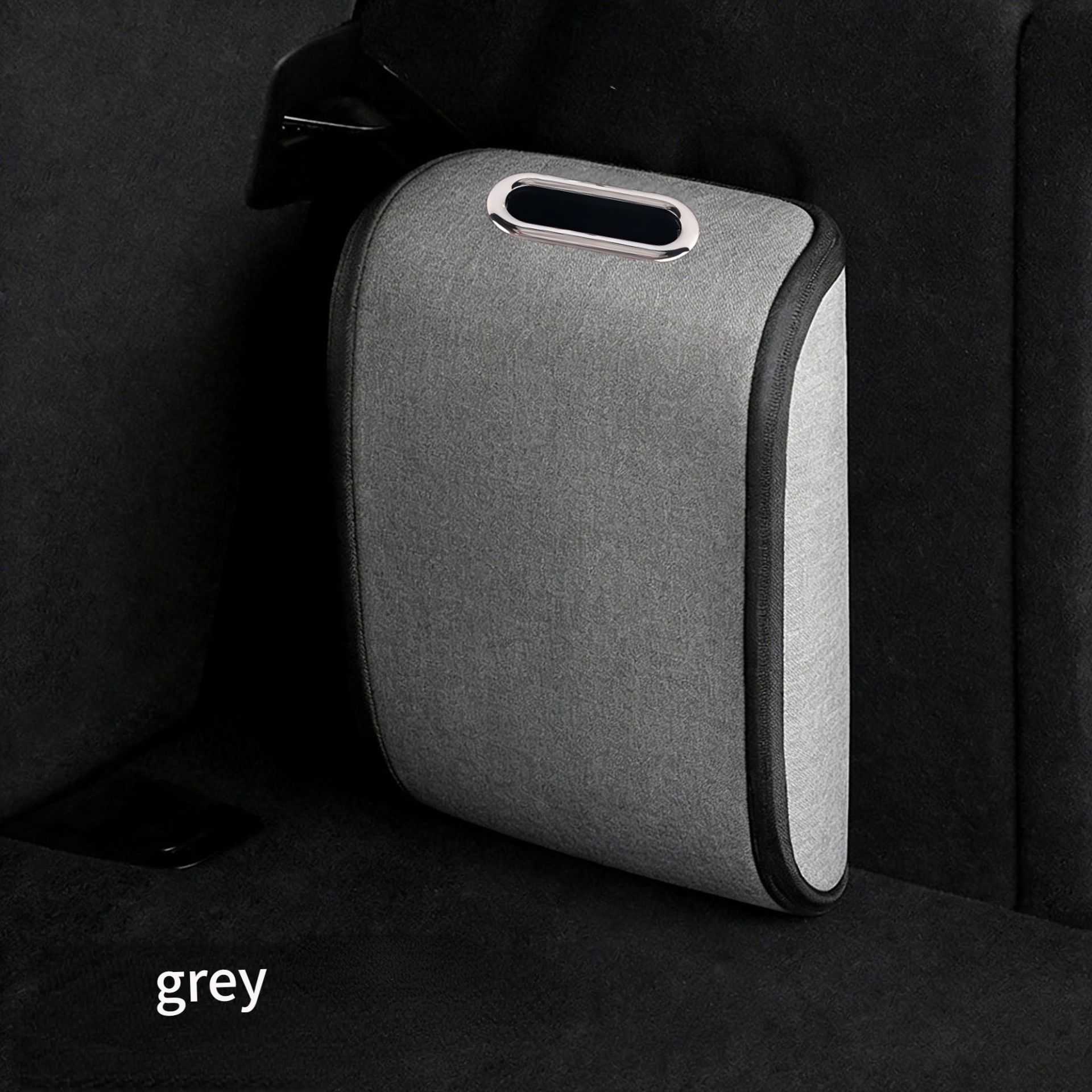 Car Trunk Shoe Box Organizer: Waterproof and Durable PVC Leather, Easy Installation with Velcro, Large Capacity for a Tidy Trunk, Say Goodbye to Mess and Travel in Style!/GREY - Image 1
