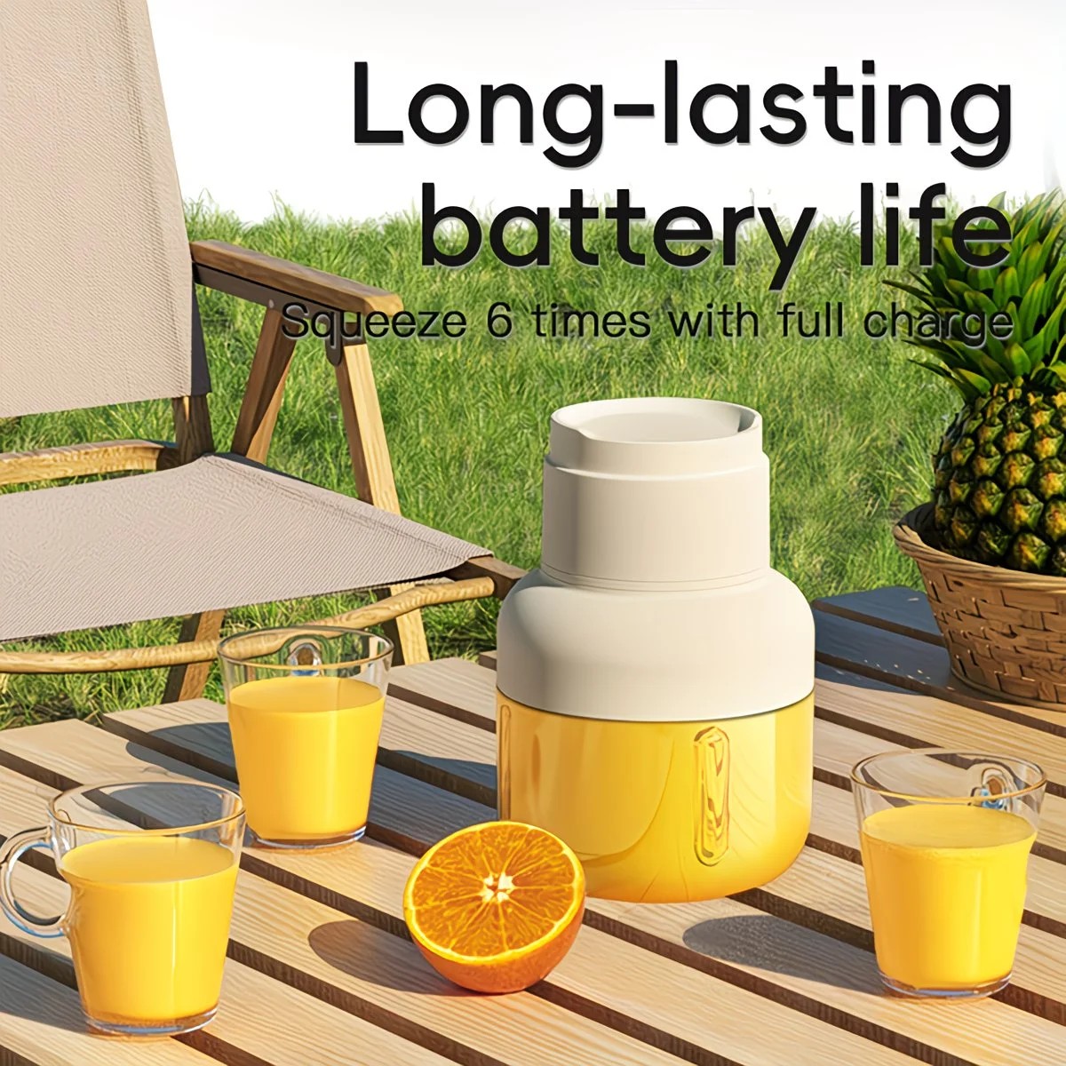 Portable multifunctional large-capacity tumbler, featuring powerful performance for juicing, baby food, and ice crushing. Perfect for home, outdoor, and fitness use, offering fresh and healthy beverages anytime, anywhere.green - Image 4