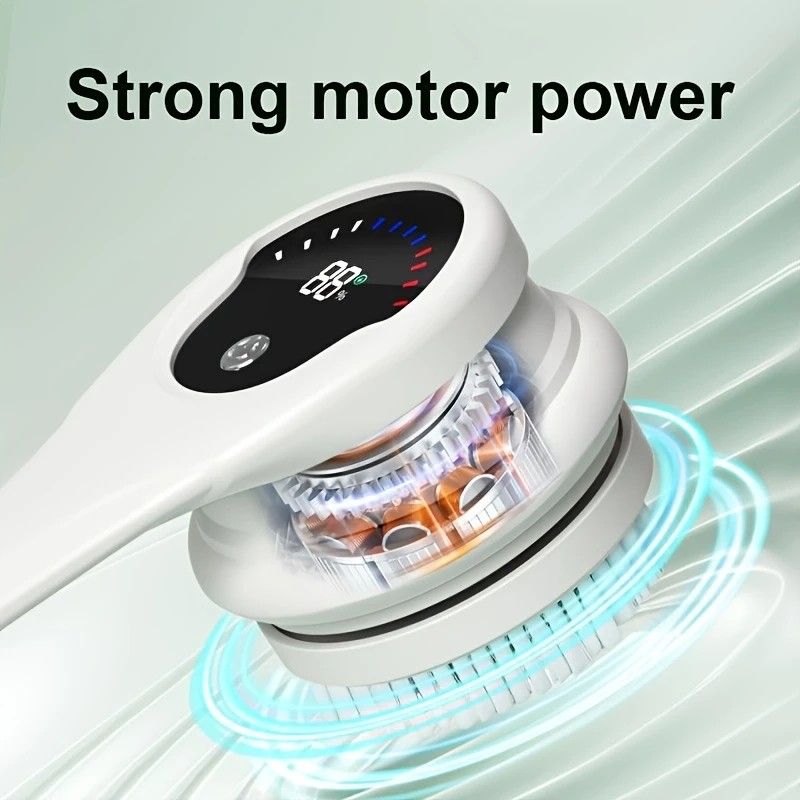 Multi-Function Electric Body Brush: 360° Rotation, Auto-Cleaning, 5 Brush Heads, 3-Speed Adjustment, Wet & Dry Use for Home Spa Experience.GREEN - Image 5