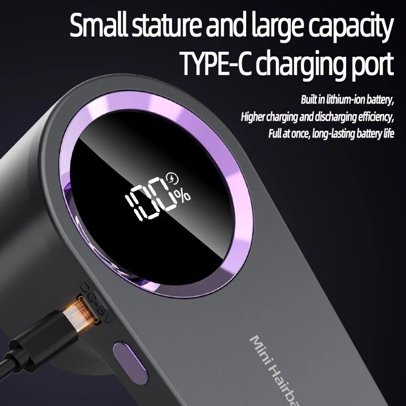 USB rechargeable fabric shaver, digital display portable design, long-lasting battery for home and travel, easily removes pills from clothes and socks.(WHITE) - Image 5