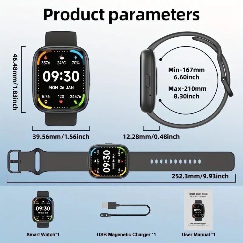 Smartwatch Voice Assistant Bluetooth Calling Health Monitoring Step Tracking  Message Alerts/golden - Image 5