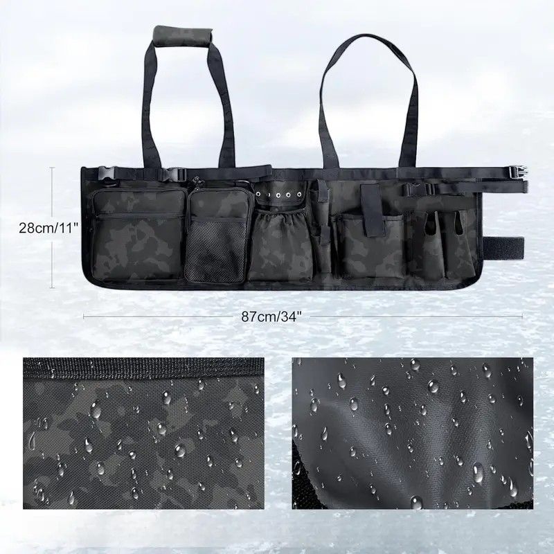 Multi-Functional Tactical Fishing Bucket Backpack, Waterproof Large Capacity, Built-in Livewell, All Gear Storage in One Bag - Image 6