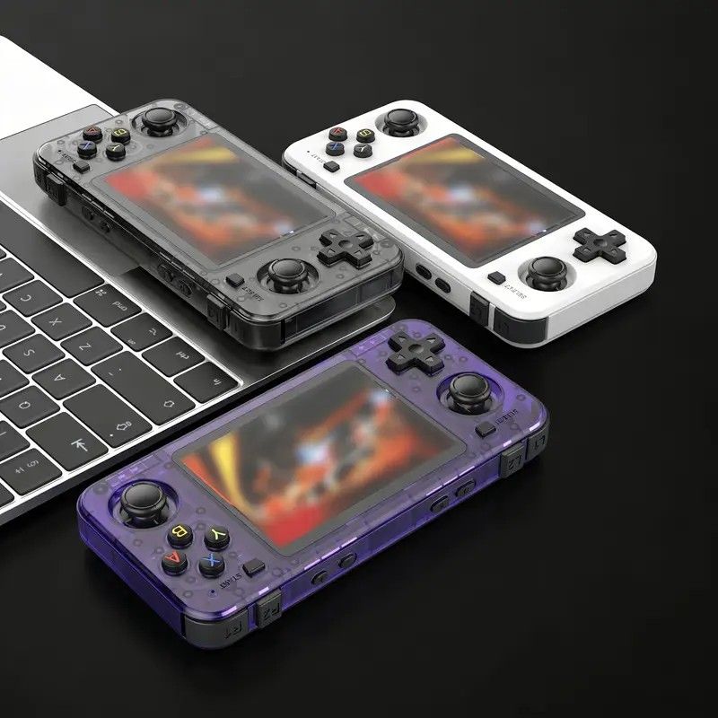 R36H Retro Game Console 64G  Handheld with 23 Emulators, Linux System, 3.5-inch IPS Screen, 640×480 Resolution, USB Charging, Ultra-Long Battery Life, Perfect Gift for Friends.BLUE - Image 3