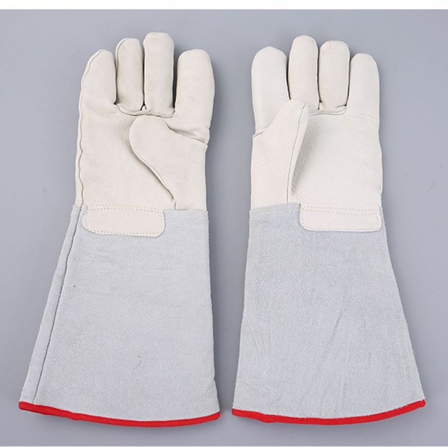 Thermal Leather Freezer Work Gloves – Thinsulate Lined, Kevlar Reinforced Cold Store & Outdoor Winter Safety Gloves(40CM/15.75IN) - Image 1