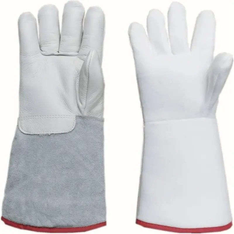 Thermal Leather Freezer Work Gloves – Thinsulate Lined, Kevlar Reinforced Cold Store & Outdoor Winter Safety Gloves(36cm/14.17in) - Image 1