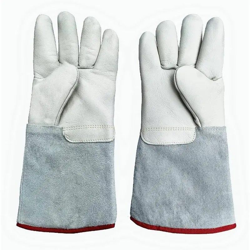Thermal Leather Freezer Work Gloves – Thinsulate Lined, Kevlar Reinforced Cold Store & Outdoor Winter Safety Gloves(36cm/14.17in) - Image 2