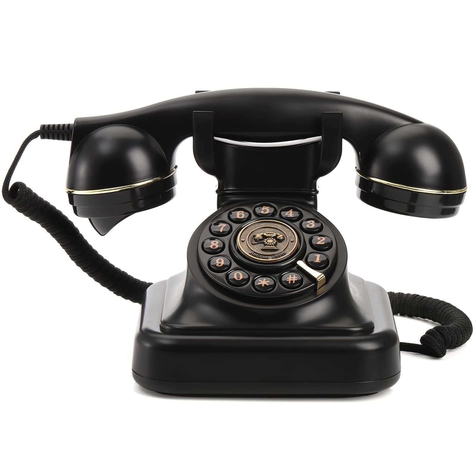 European Retro Desktop Phone: Classic look meets modern utility, free from digital distractions, perfect for home and office, reviving elegant call moments. - Image 1