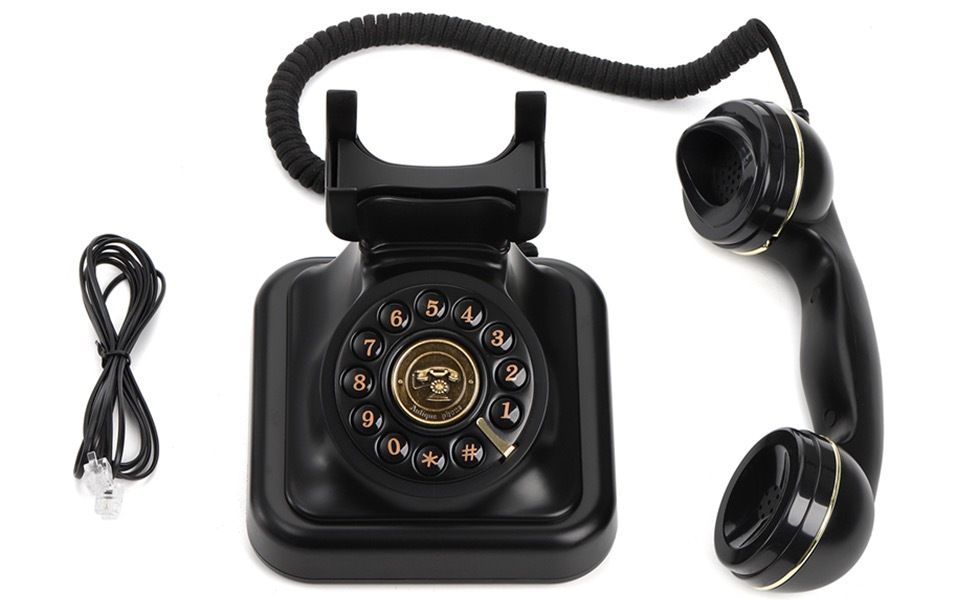 European Retro Desktop Phone: Classic look meets modern utility, free from digital distractions, perfect for home and office, reviving elegant call moments. - Image 7