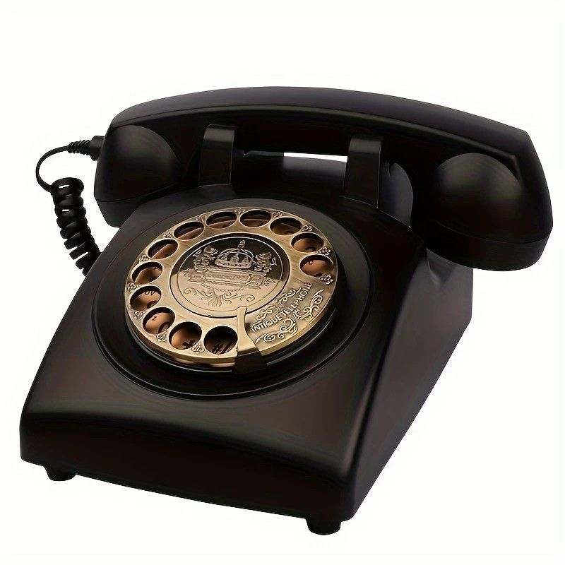 Light Luxury Retro European Telephone: Royal court-style design, eco-friendly ABS material, free from digital distractions, perfect for home and office, returning to pure communication.PINK - Image 2
