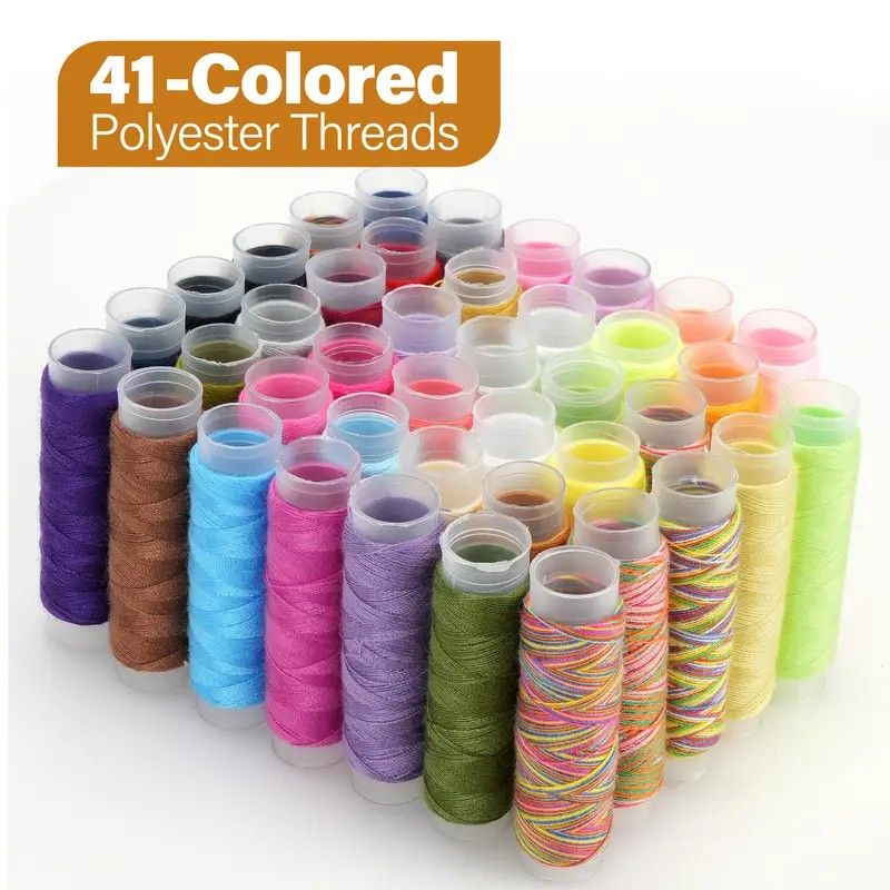 229-Piece Chili Edition Sewing Kit: 41 Color Threads + Full Accessories + Portable Case – Perfect for Home Mending, Crafts, and Gifting - Image 8
