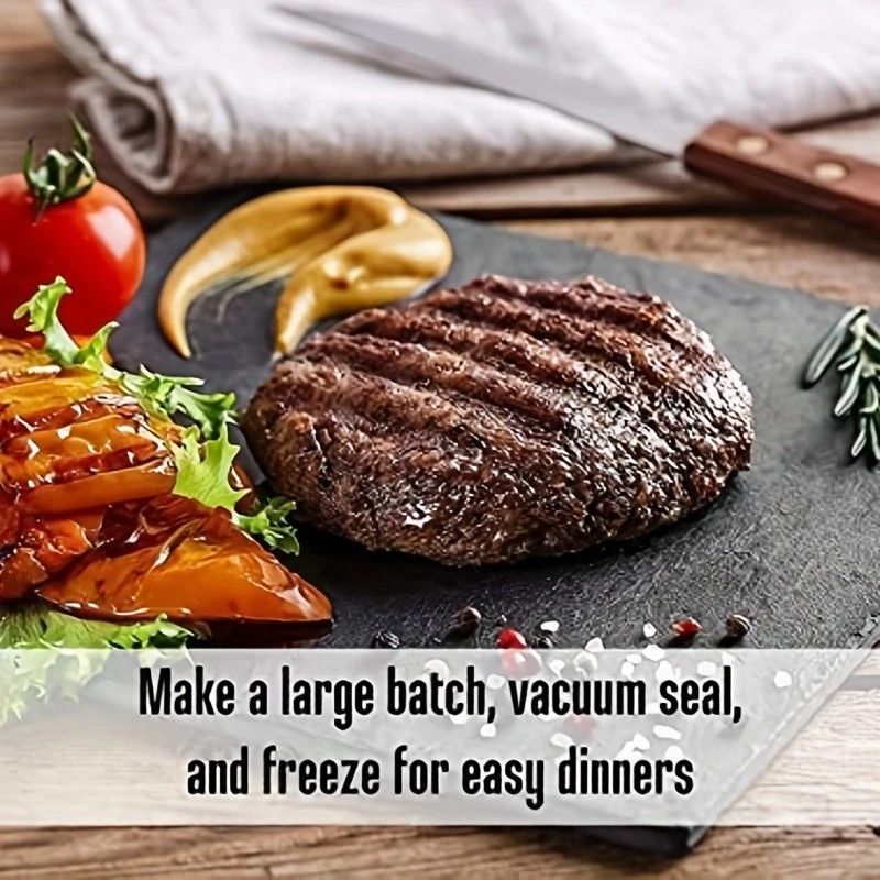Household Burger Patty Press, Adjustable Thickness, Non-Stick Coating, Makes Perfect Patties Easily - Image 2