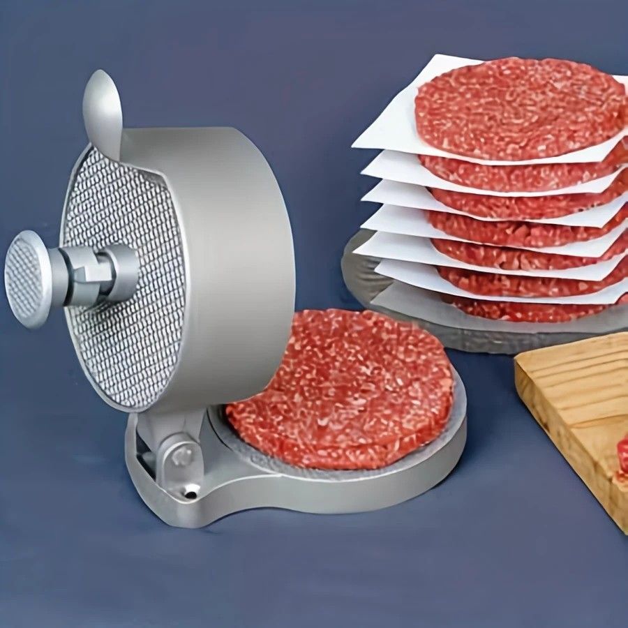 Household Burger Patty Press, Adjustable Thickness, Non-Stick Coating, Makes Perfect Patties Easily - Image 3