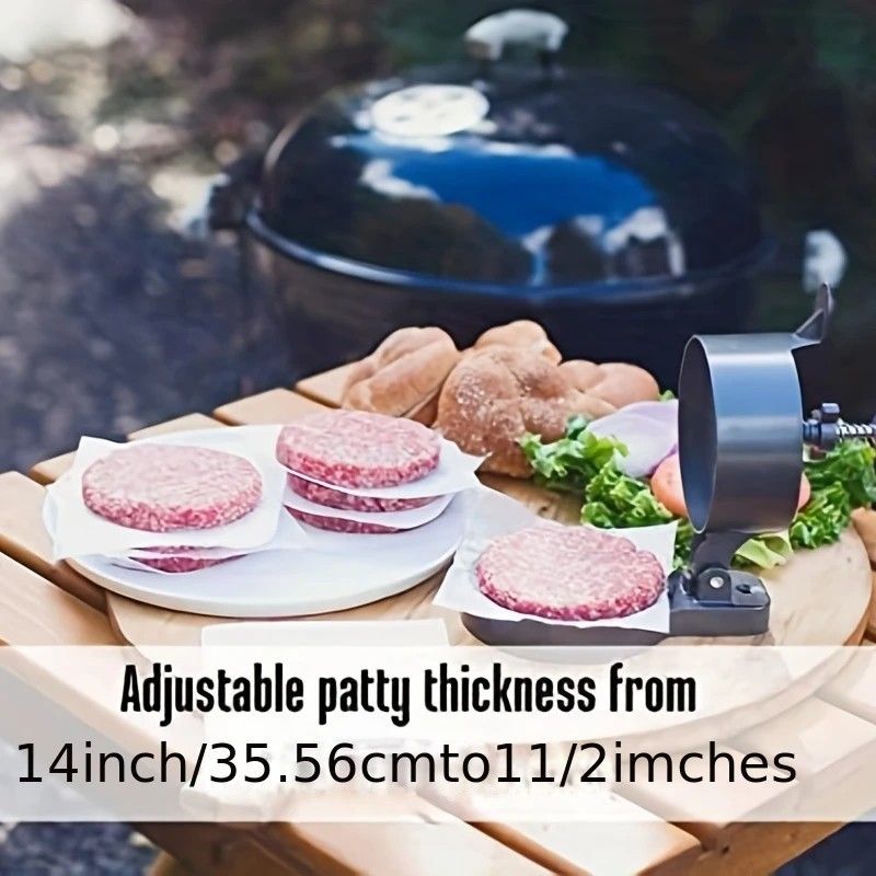 Household Burger Patty Press, Adjustable Thickness, Non-Stick Coating, Makes Perfect Patties Easily - Image 6