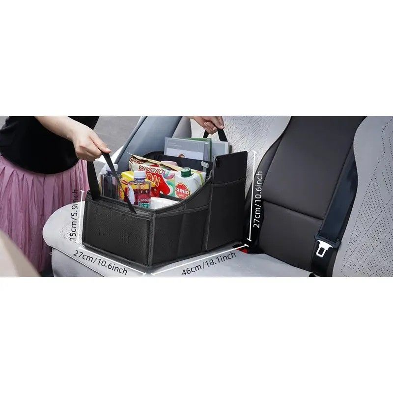 Car Multi-Compartment Organizer: Non-Slip & Spacious, 4-Section Storage for a Tidy Interior - Image 4